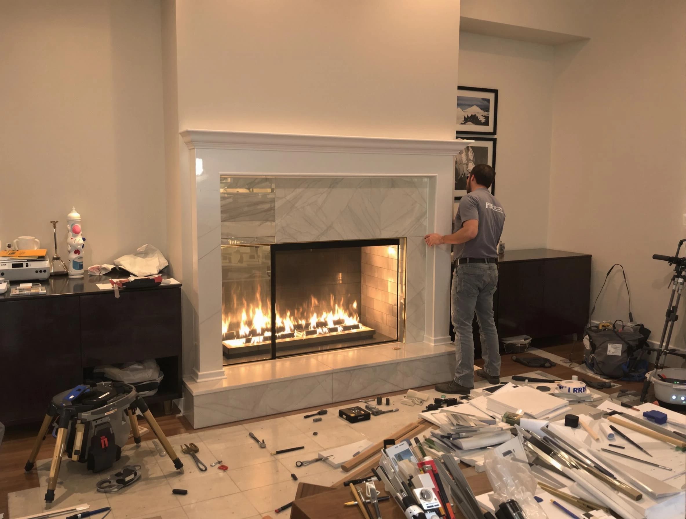 Fireplace Installation in Ocean