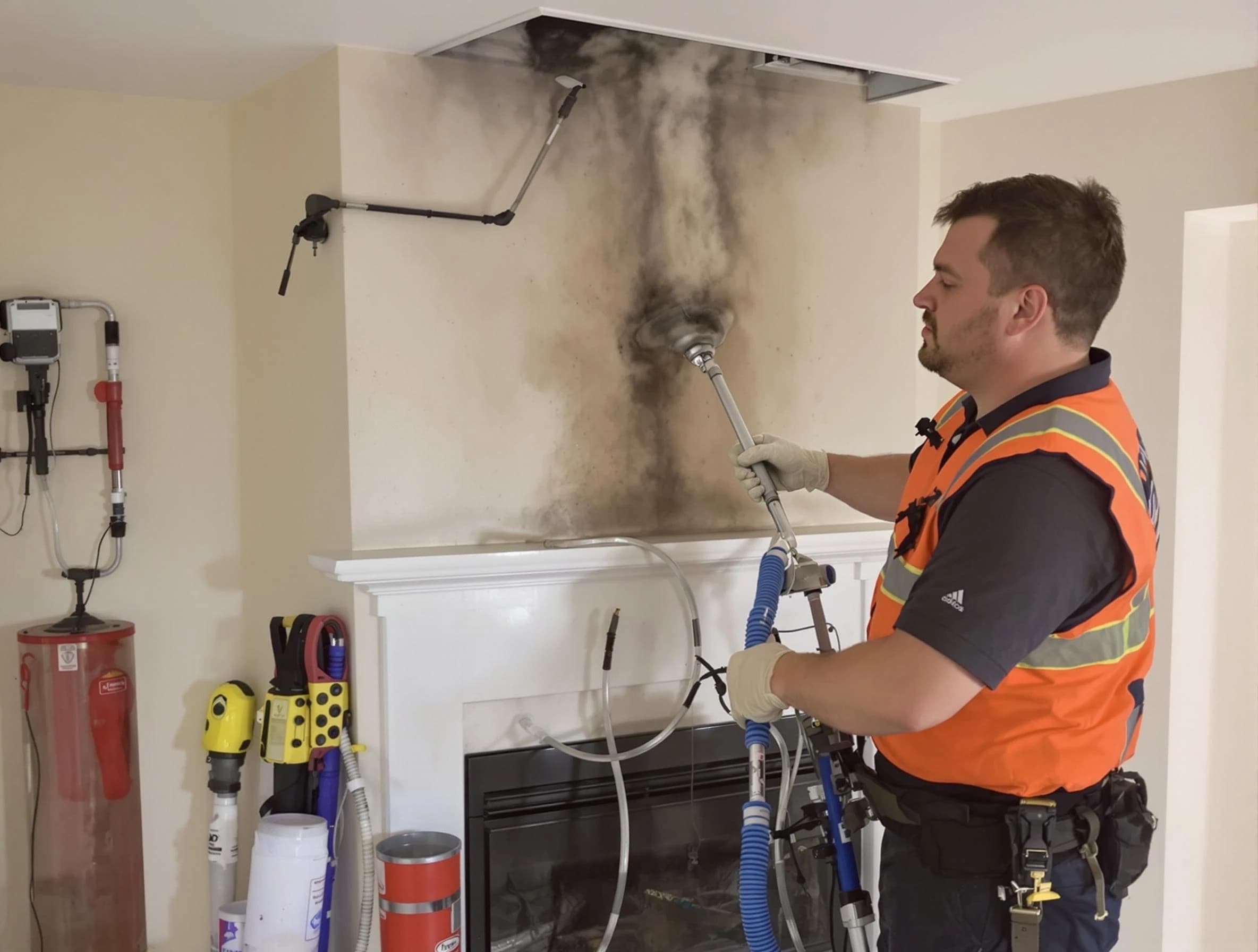 Soot Removal in Ocean