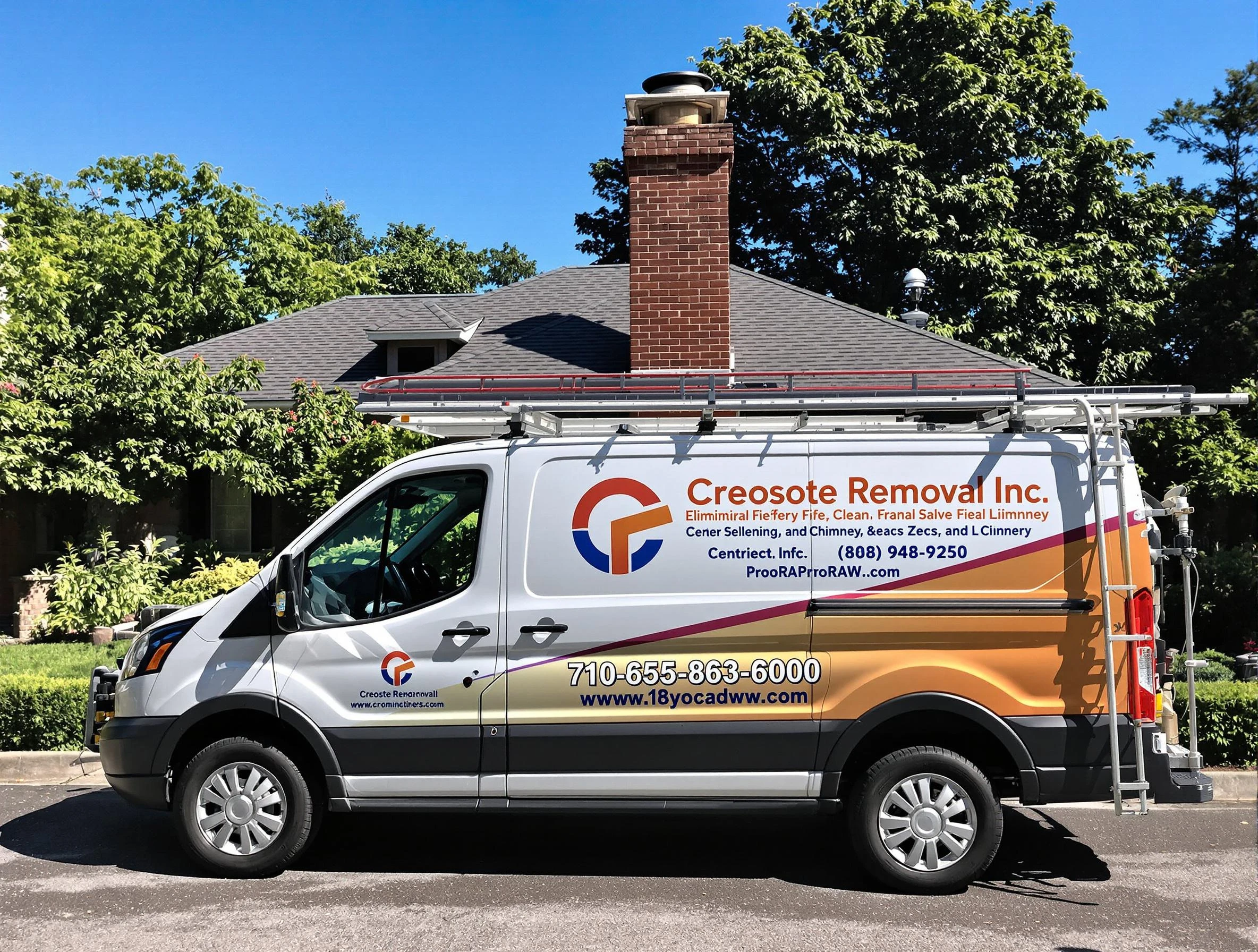 Ocean Chimney Sweep technician removing creosote safely in Ocean, NJ